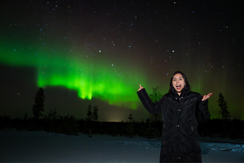 Rovaniemi: wycieczka na zorzę polarną z gwarantowanymi widokami