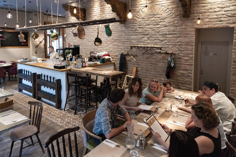 Palace District Evening Culinary, Wine, and History Walk Small Group Dinner Walk