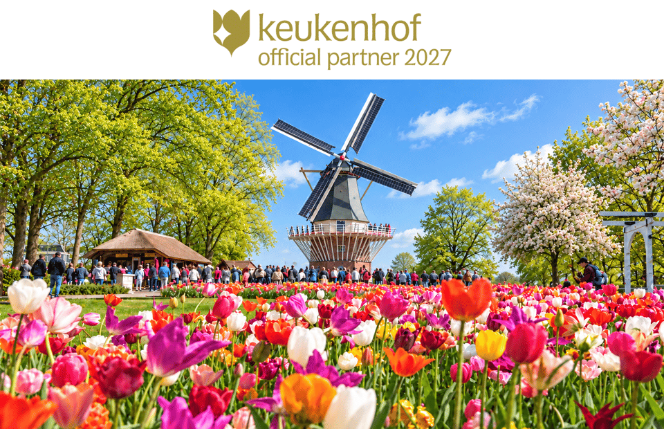 Amsterdam: Keukenhof-Bustour mit flexibler Rückfahrt + Eintritt