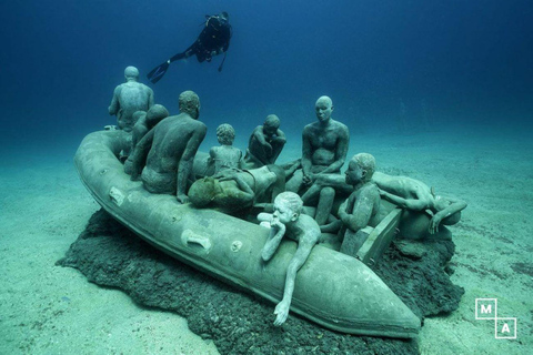 Lanzarote : Plongée au musée de l&#039;Atlantique