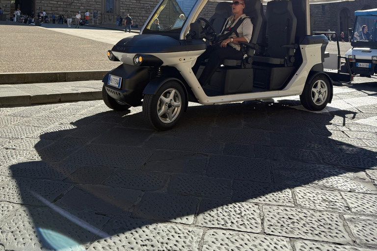 Golf cart tour of the hills of Florence and Piazza Michelangelo