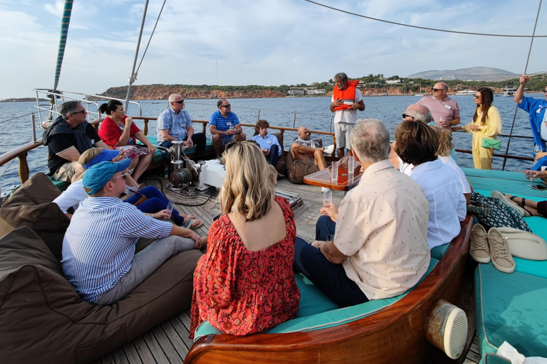 Athen: Agistri und Aegina Yachttour mit Mittagessen und Schwimmen