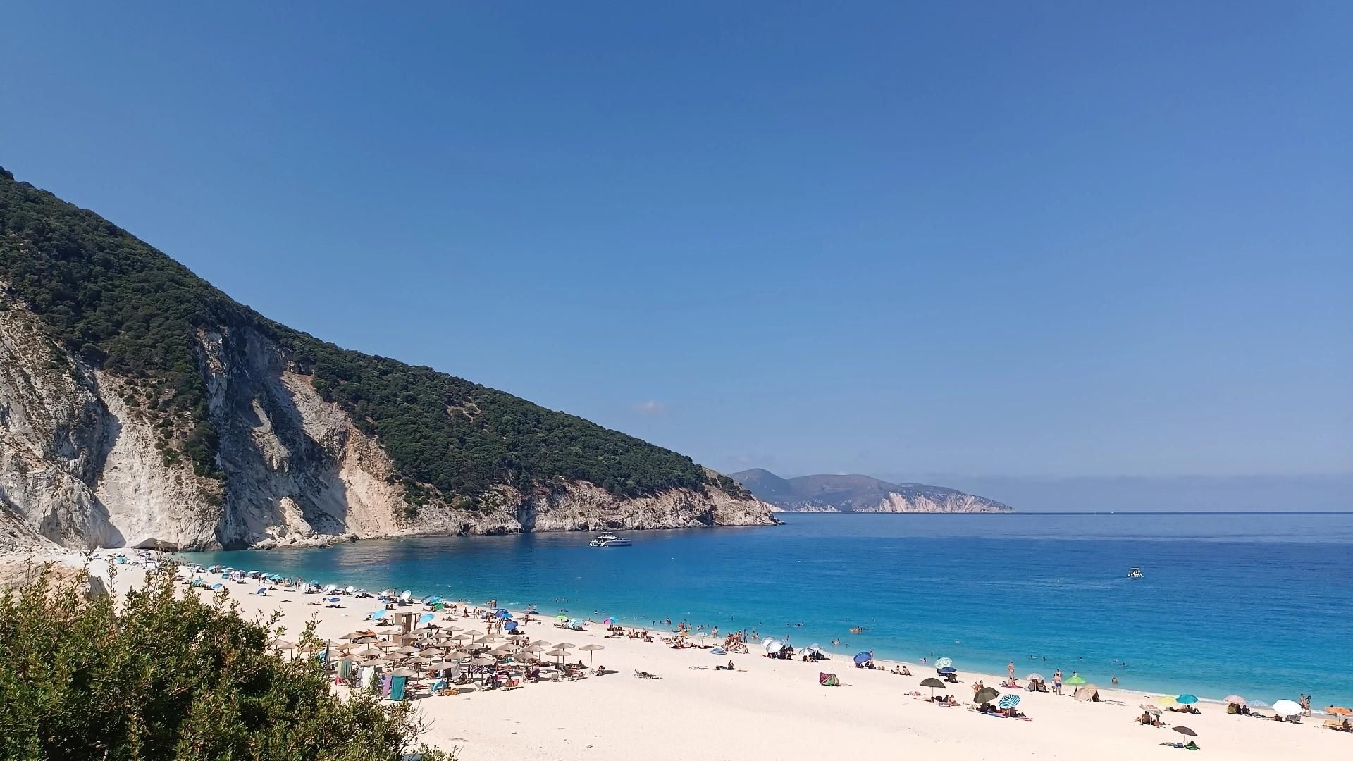 Kefalonia: Geführte Tour zum Strand Myrtos und zur Melissani-Höhle