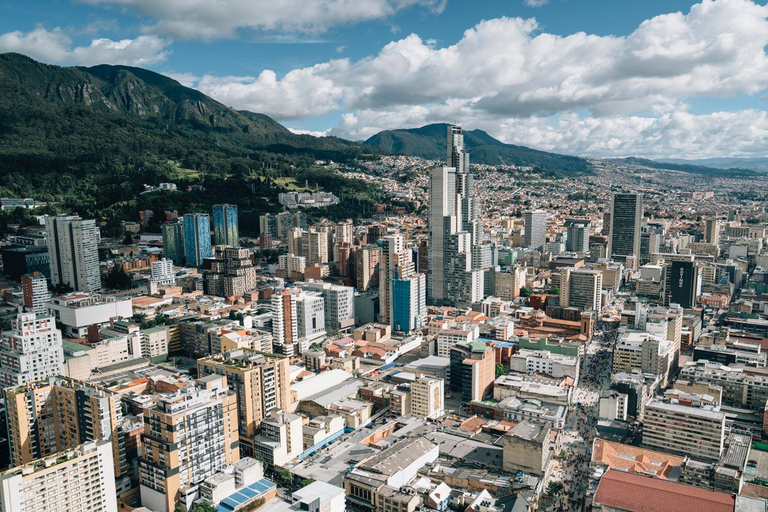 Panoramautsikt över Bogotá