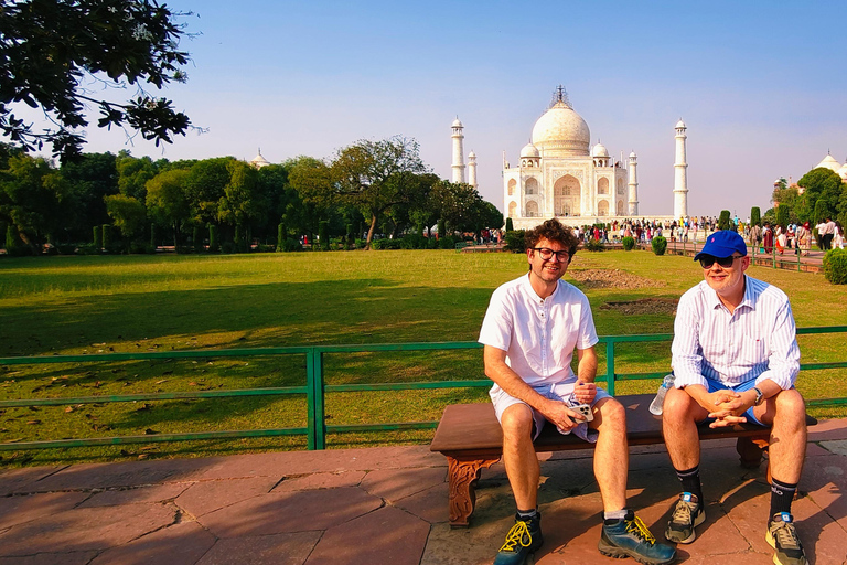 Agra : excursion au Taj Mahal, au fort d’Agra et au Baby TajVisite privative avec voiture, chauffeur, guide et frais d'entrée