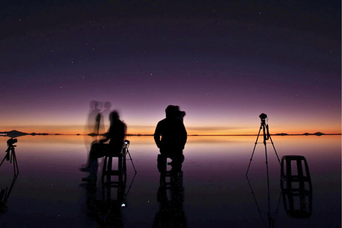 Uyuni: Salt Flats Sunset and Stargazing Tour