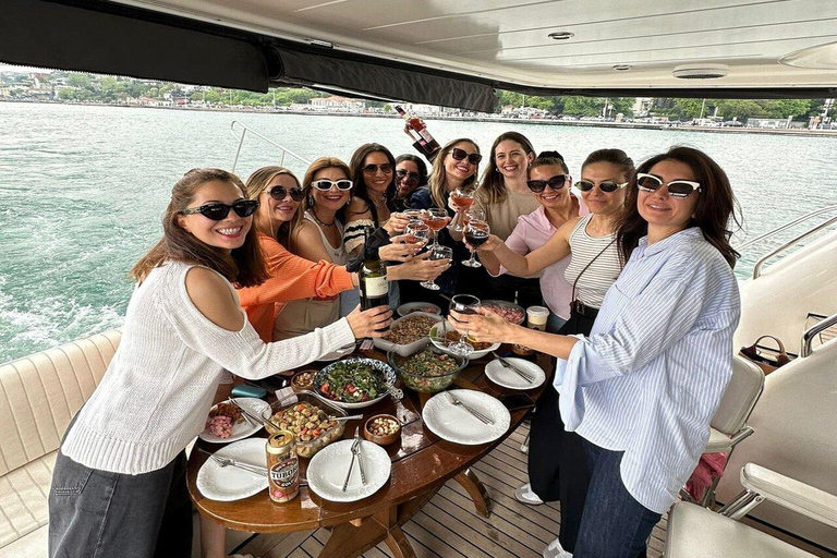 Estambul: Crucero privado en yate por el Bósforo con aperitivosEstambul: Crucero privado en yate por el Bósforo RIier con aperitivos