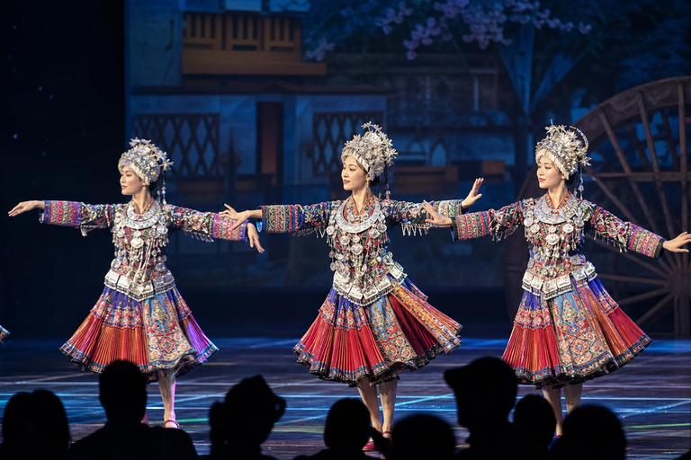 Zhangjiajie: Charming Xiangxi Show Tickets Zone A Ticket & Private Round-Trip Hotel Transfers