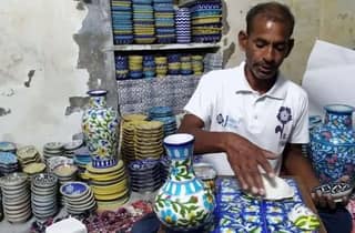Jaipur: Shopping-Tour mit Blue Poetry Art und einer Guide