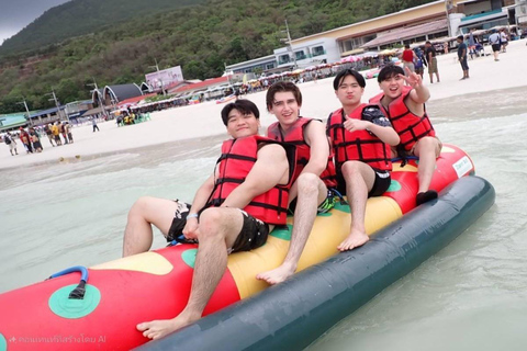 Pattaya: Coral Island - Speed boat - Pranzo - Attività a sceltaPattaya: parasailing + banana boat + snorkeling + pranzo