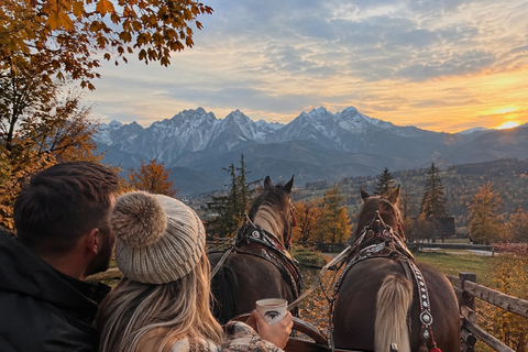Termy Szaflary Entry & Sleigh Ride with Wine