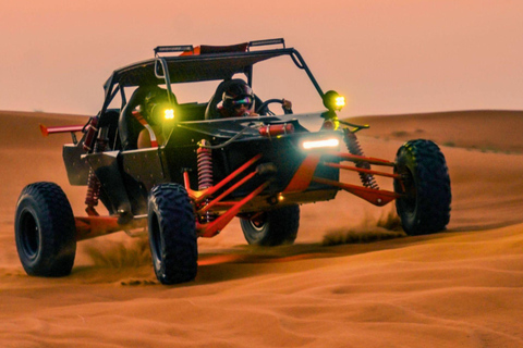 From Dubai: Zerzura Buggy Experience + Dinner in the dunes 4 Seater Desert Fox Buggy | Private dinner for 4 guests