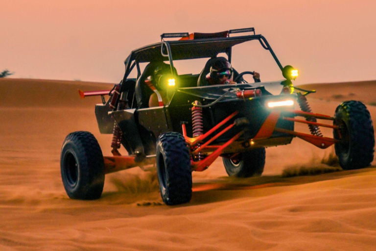 From Dubai: Zerzura Buggy Experience + Dinner in the dunes 4 Seater Desert Fox Buggy | Private dinner for 4 guests