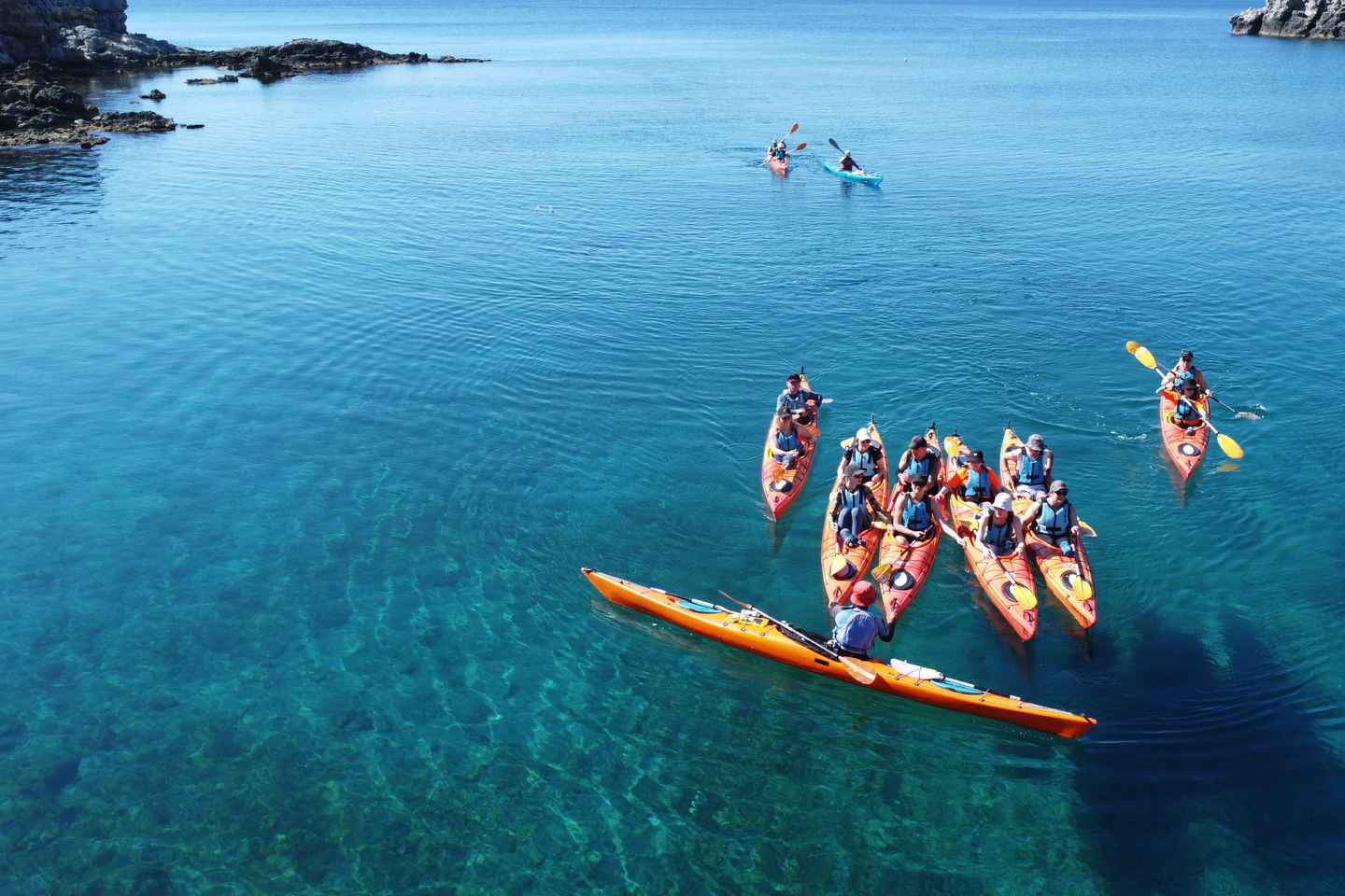 take a kayaking trip across anthony quinn bay