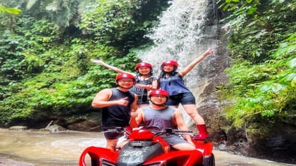 Bali Ubud Jungle River Waterfall Tunnel Quad Bike Tours GetYourGuide