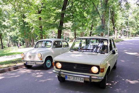 City tour with Zastava retro car and Nikola Tesla Museum