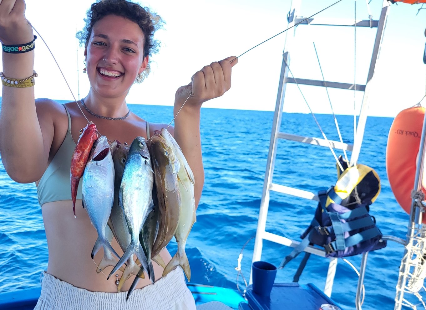 Rhodos: Fisketur, snorkling, grill og professionel guide