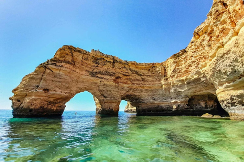 Au départ de Lisbonne : Algarve, grotte marine de Benagil et visite d'une jounée à Lagos