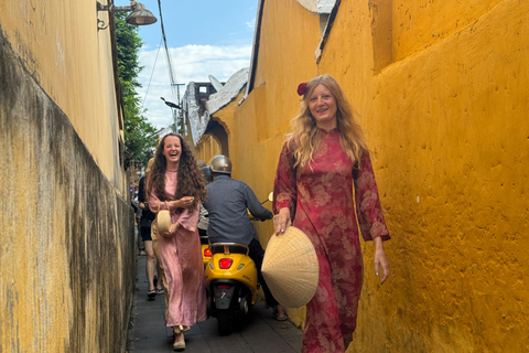 Hoi An Untold: E-scooter Tour to Countryside and Basket Boat