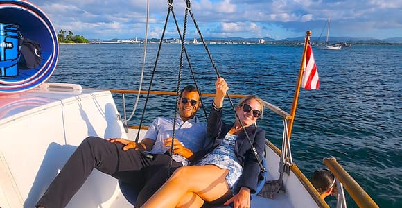 San Juan: Party Boat Day Cruise & Swim Tour