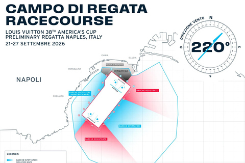 Naples Special America's Cup from the Sea: Experience the Races from the Sea Naples America's Cup special from the sea: Experience the regattas from the sea
