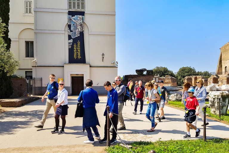 Rome: Colosseum, Roman Forum & Palatine Hill Tour Colosseum, Forum, and Palatine Hill Guided Tour in Italian