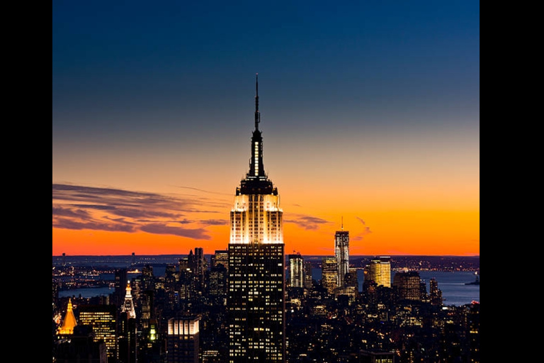 NYC: Magische stadslichten en stadsrondleiding door BroadwayNYC: Magische stadsverlichting en Broadway-stadsrondleiding per riksja