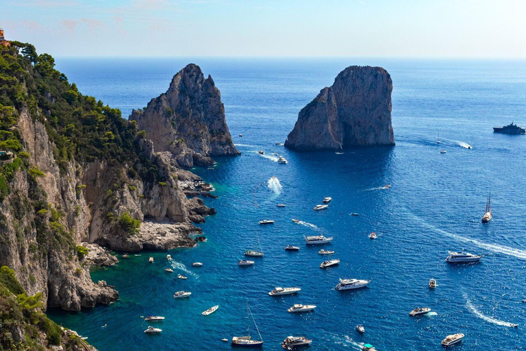 From Salerno: Capri, Positano, and Amalfi Boat Trip