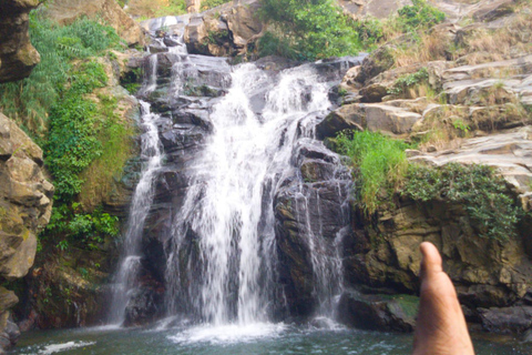 From Hikkaduwa/Galle/Mirissa : Waterfall & Tea Factory Tour