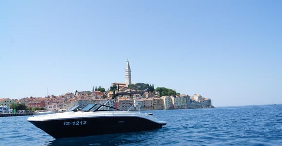 Rovinj: Mietboot Sea Ray 210 SPX (nur mit Bootsführerschein)