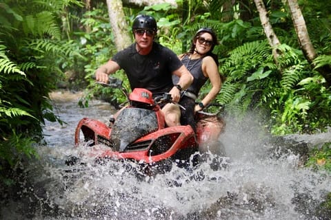 Ubud: Guided Quad Bike ATV Adventure with Waterfall & Tunnel