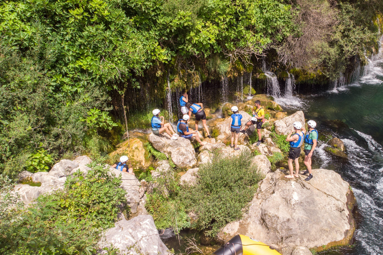 Split/Omiš/Makarska: Rafting, Cliff Jumping, and Cave Tour Cetina Rafting From Makarska | Cliff Jumping | Cave Visit