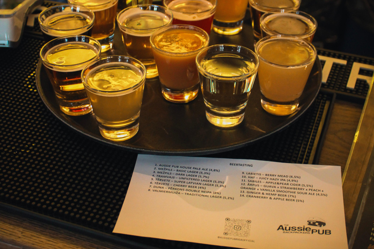 Riga: 14 Beers Tasting Experience - Aussie Backpackers Bar