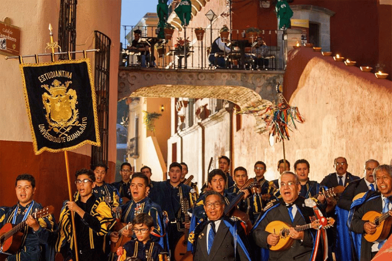 Z Leon: Wycieczka kulturalna do Guanajuato z Estudiantina Music