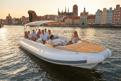 Gdańsk: Water Limousine Cruise with Skipper Gdańsk: Water Limousine 3,5 hour Cruise with Skipper