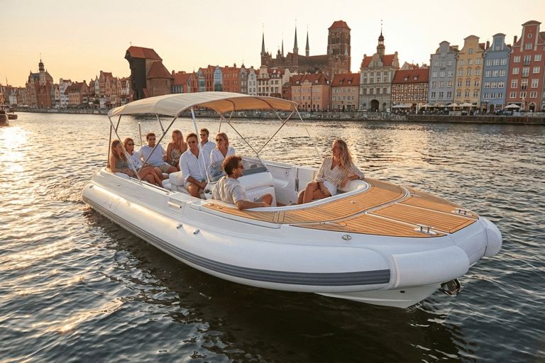 Gdańsk: Water Limousine Cruise with Skipper Gdańsk: Water Limousine 2 hour Cruise with Skipper