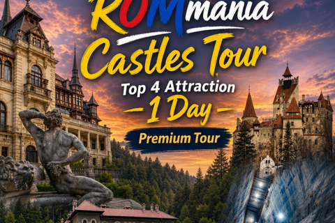 Bucharest:Salt Mine, Peleș, Cantacuzino, Dracula Castle Tour Private tour Maximum 7 participants
