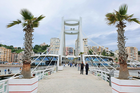 Tirana Airport → Durrës & Golem: Private Ride Private Arrival + Durrës Intro: Amphitheatre & Promenade