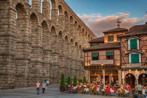 From Madrid: Private Tour for Segovia, Avila, Alcázar Castle Itinerary Set Tour