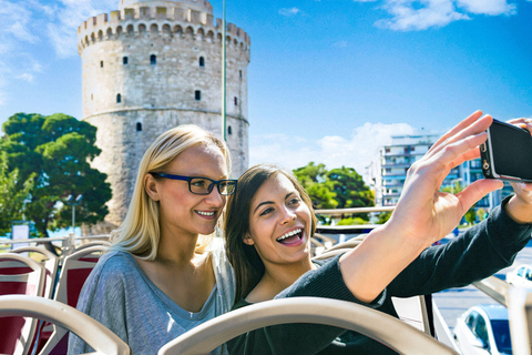 Thessaloniki: Big Bus Hop-On Hop-Off Open-Top Bus Tour Panoramic Night Tour by Open-Top Bus