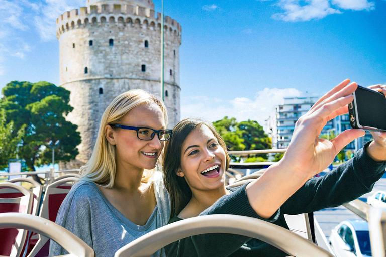 Thessaloniki: Big Bus Hop-On Hop-Off Open-Top Bus Tour Panoramic Night Tour by Open-Top Bus