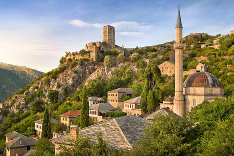 Dubrovnik: Private Day Trip to Mostar, Kravica & Počitelj