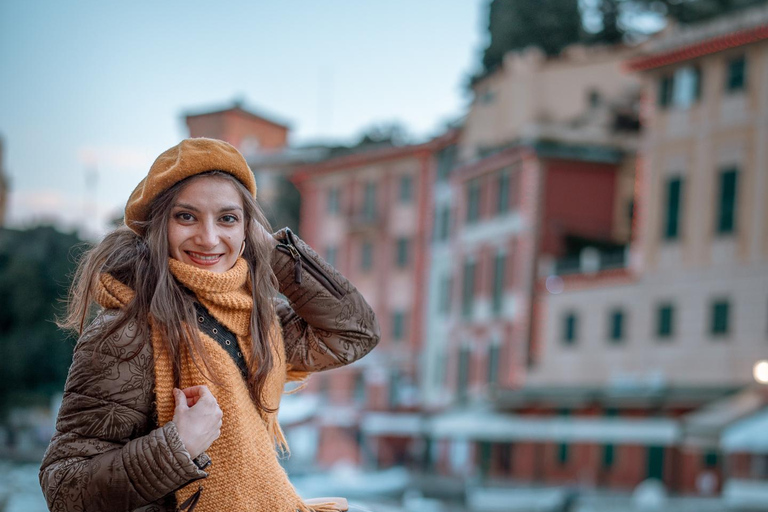 Genoa to Portofino with local driver & Photographer