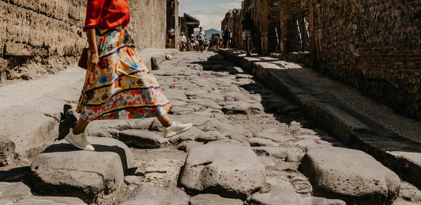 Von Rom aus: Tour zu den Ruinen von Pompeji mit erfahrenem Guide und Schnellzug