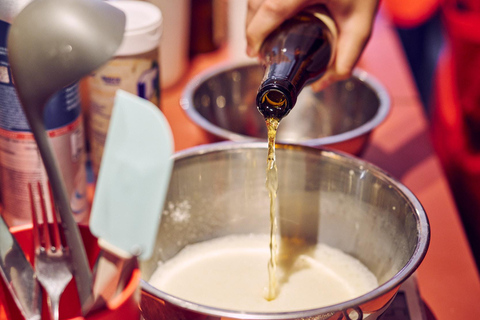 Brüssel: Workshop zur Herstellung belgischer Waffeln mit Bierverkostung