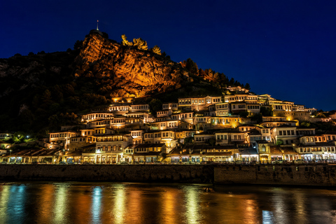 Night photography tour in UNESCO Berat city