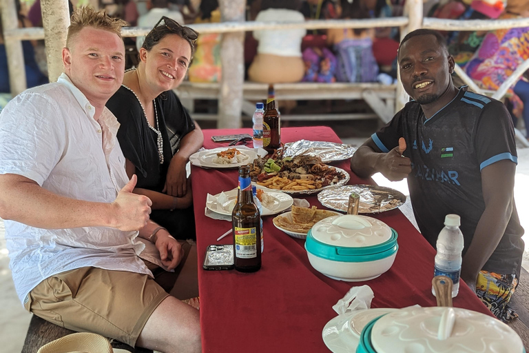 Zanzibar: Safari blu di un giorno intero con snorkeling e barbecue