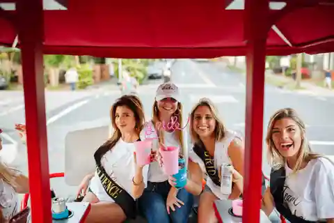 Trolley Pub Party Bike through St. Pete with Bar+Mural Stops