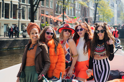 Amsterdam: Kings Day Private Boat Cruise 4 hrs with Skipper Location Westerdoksdijk 705