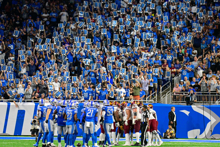 Detroit: Detroit Lions Football Game at Ford Field Sideline Seating